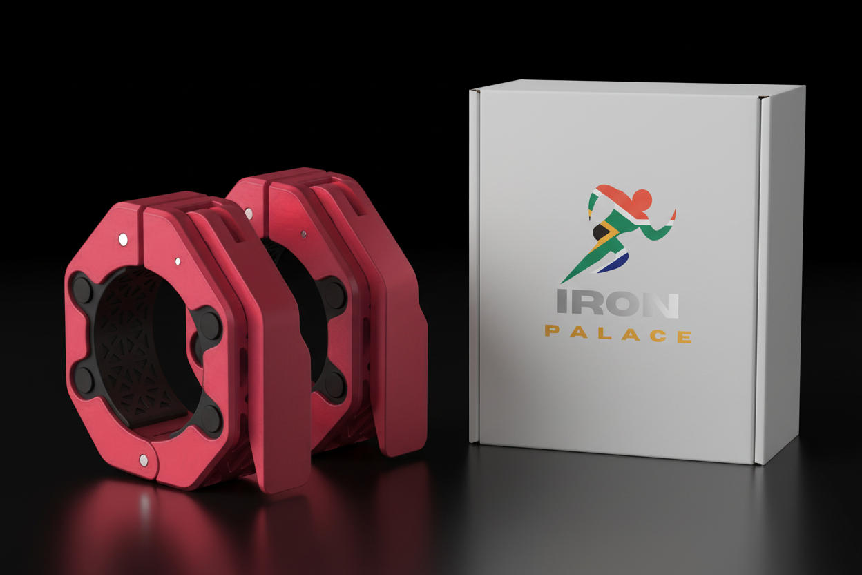 Iron Palace Barbell Collars with Logo Box